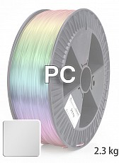 PC Filament 1,75 mm, 2.300 g, Glasklar / Transparent