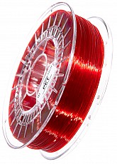 PET 3D Filament 1,75 mm, 750 g, Rot-Transparent