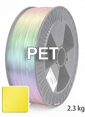 PET 3D Filament 1,75 mm, 2.300 g, Gelb-Transparent