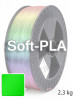 Soft PLA 3D Filament 2,85 mm, 2.300 g, Grün
