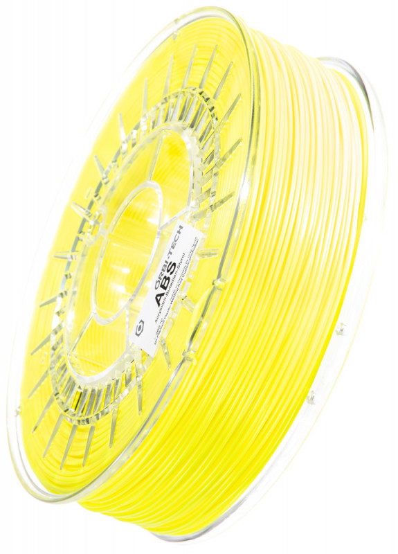 ABS 3D Filament 1,75 mm, 750 g Leucht-Gelb