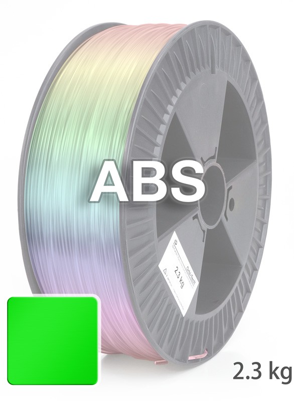 ABS 3D Filament 1.75 mm, 2,300 g Green