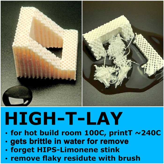 High-T-Lay Stützmaterial 3D Filament, 250 g, 2,85 mm