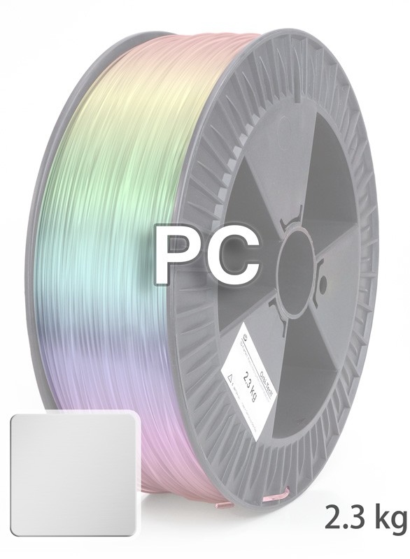 PC Filament, 1.75 mm, 2,300 g, glass-clear / transparent