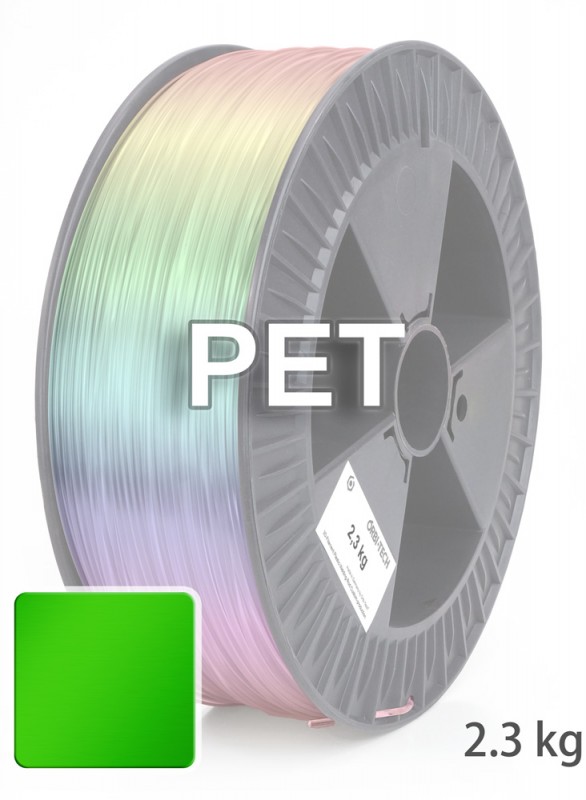 PET 3D Filament 2,85 mm, 2,300 g, Grün