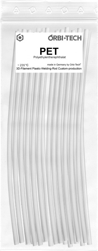 PET Reparatur-Sticks (25 Sticks á 20 cm) Transparent