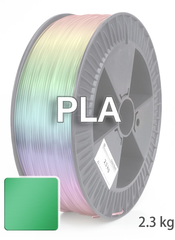 PLA 3D Filament 1.75 mm, 2.300 g, Metallic-Grün