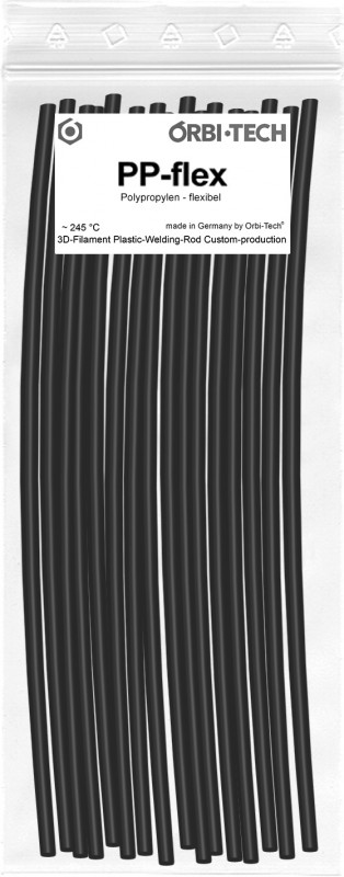 PP-flex Reparatur-Sticks (25 Sticks á 20 cm) Schwarz
