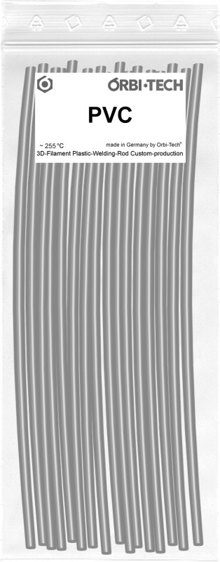 PVC Reparatur-Sticks (25 Sticks á 20 cm) Grau
